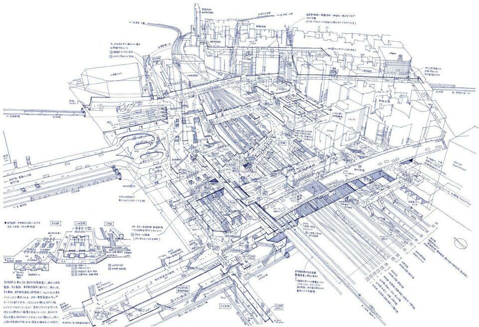 Infrastructure plan of a city